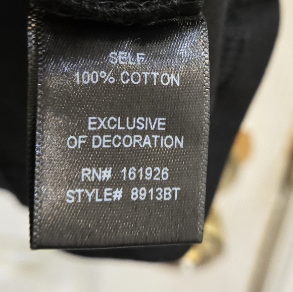 Blue Velvet NWT Sequin Tiger Tee Shirt Large - Picture 5 of 9